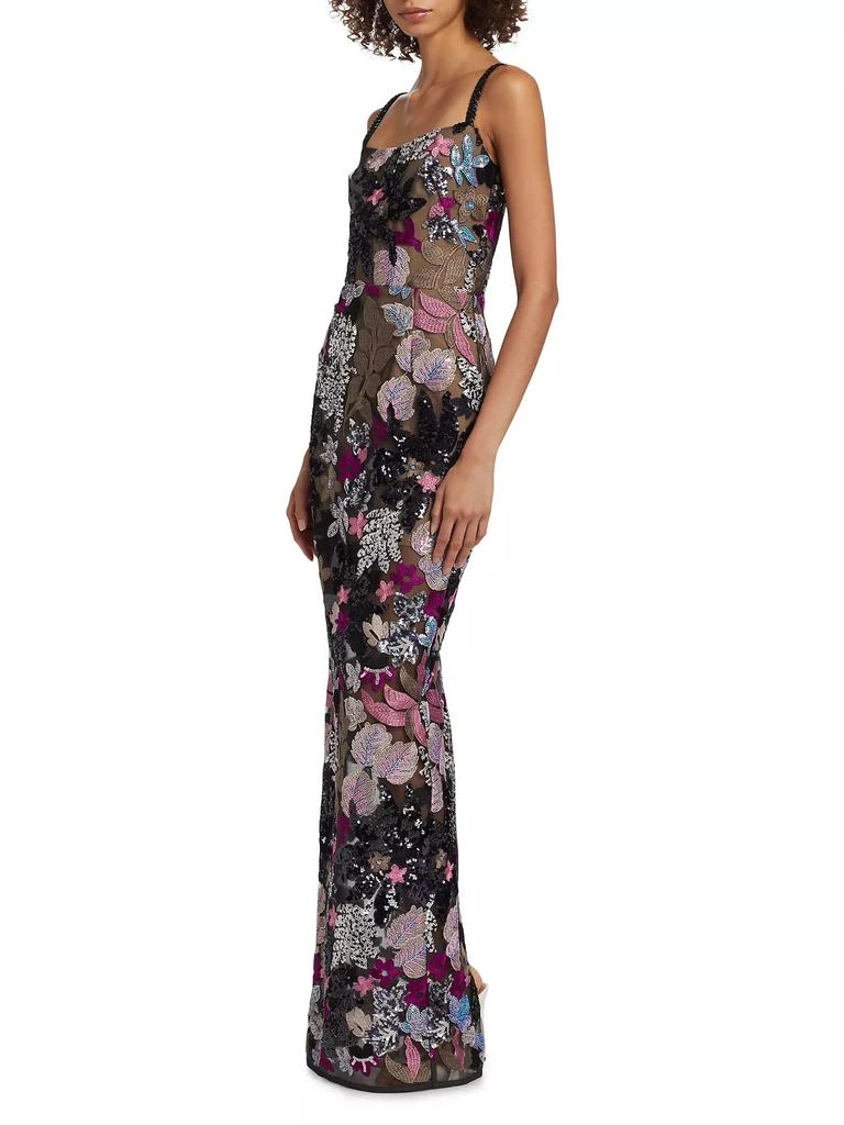 BRONX AND BANCO Dahlia Leona Embroidered Gown 4