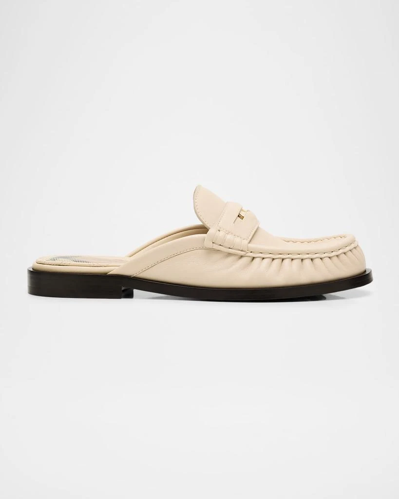 Burberry Cadet Leather Loafer Mules