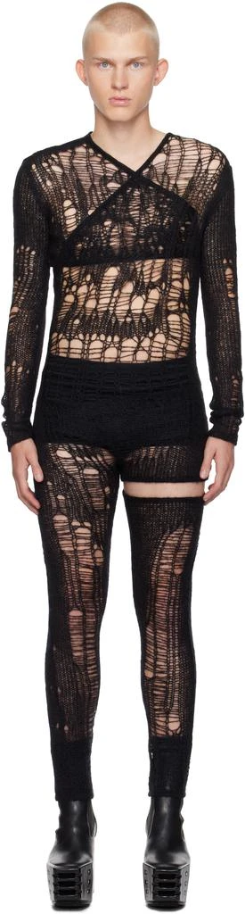 Rick Owens Black Spider Ziggy Jumpsuit