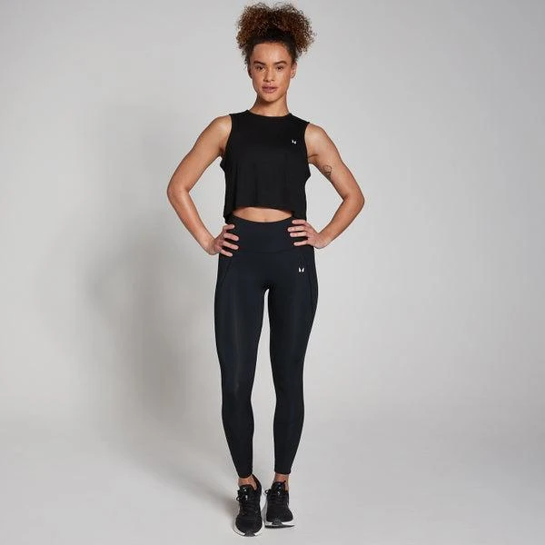 MP MP Women's Training Cropped Vest - Black 3