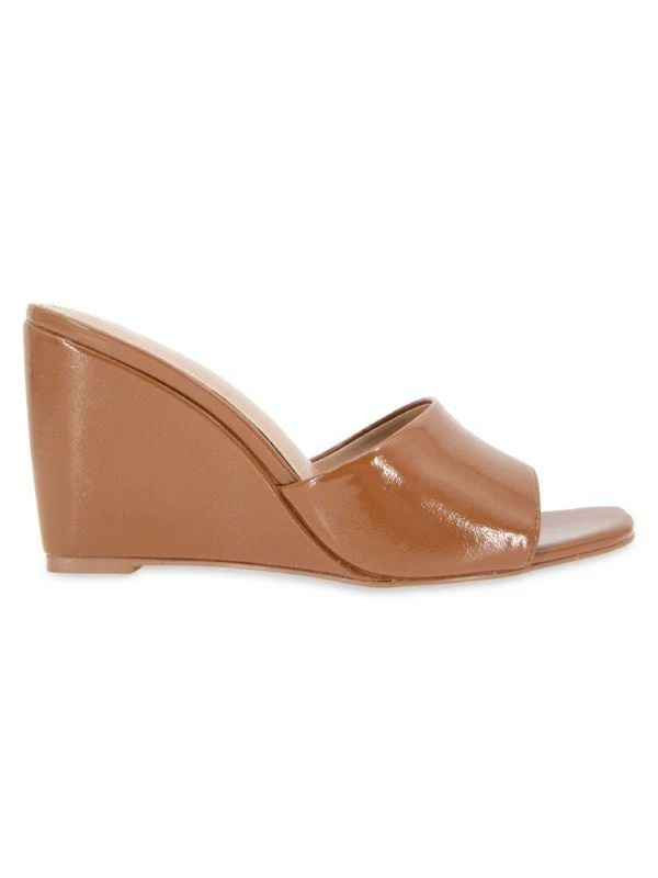 BCBG Giani Square Toe Wedge Sandals 1