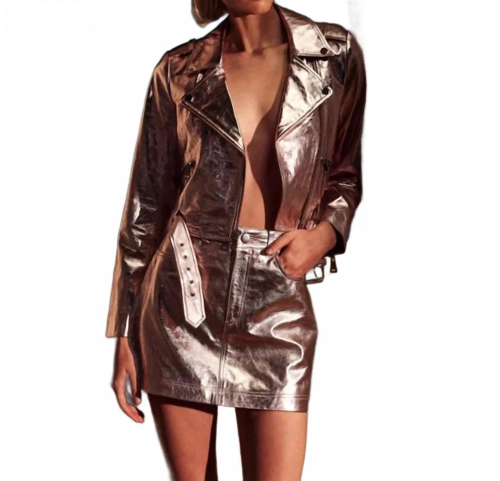 Shop Kali Crop Jacket In Rose Gold on Sale at BeyondStyle  Get 44% Off  Kali Crop Jacket In Rose Gold with Limited-Time Flash Deals, Exclusive  Discounts, and Special Offers. Enjoy Unbeatable