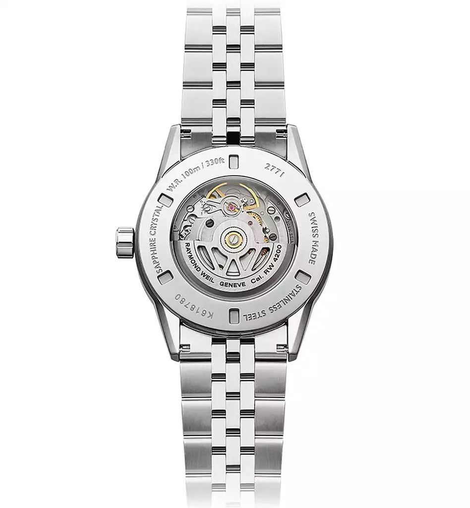 Raymond Weil Men's Freelancer Automatic Olive Green Dial Stainless Steel Bracelet Watch 38mm 2