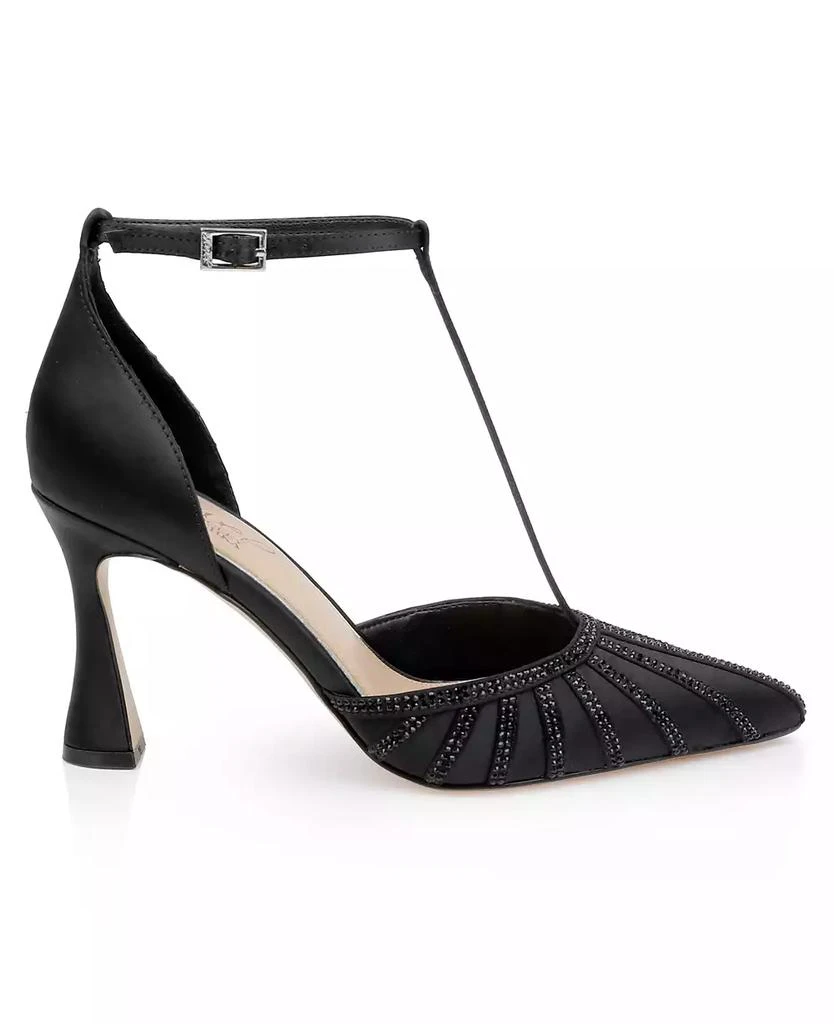 Badgley Mischka Women's Faithlyn Evening T-Strap Pumps 2