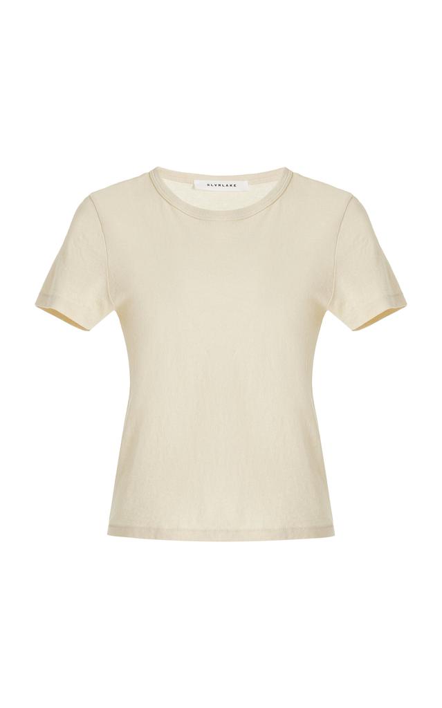 SLVRLAKE SLVRLAKE - Cotton Baby Tee - Ivory - XS - Moda Operandi