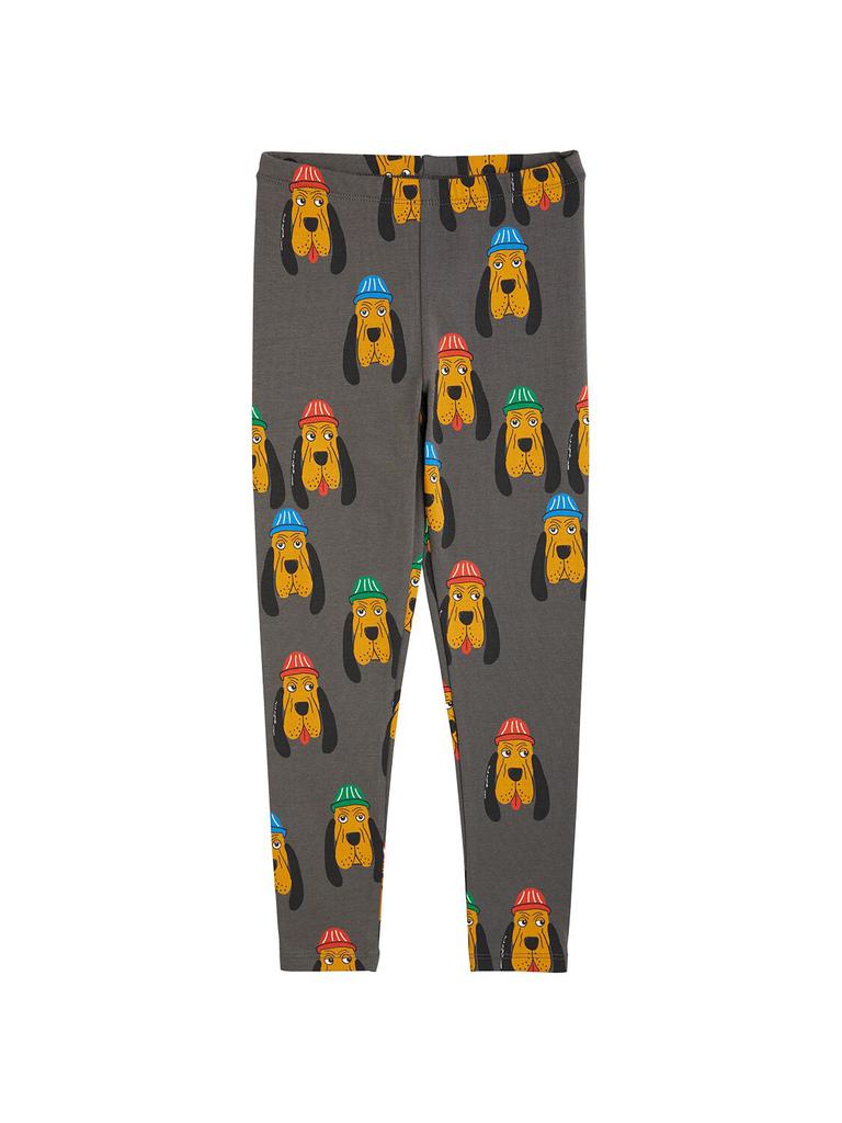 MINI RODINI Bloodhound Print Organic Cotton Leggings