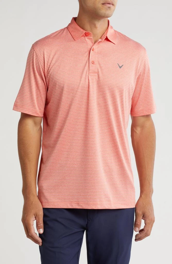Callaway Callaway Golf Heather Micro Stripe Polo 1
