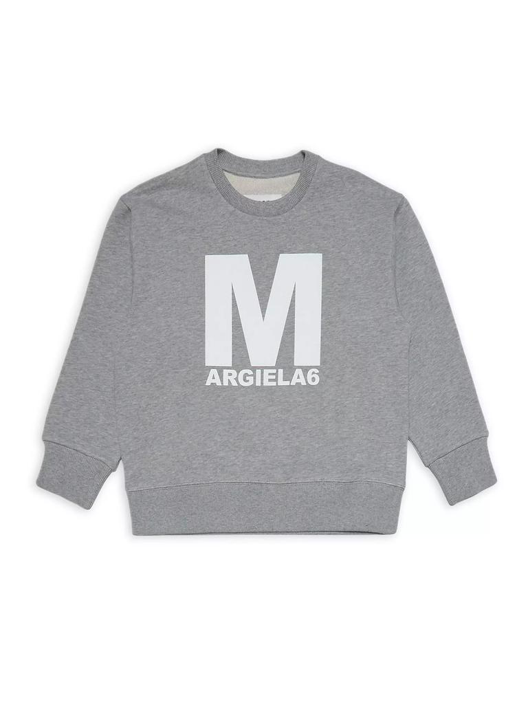 MM6 Maison Margiela Little Kid's & Kid's Logo Long-Sleeve Sweater