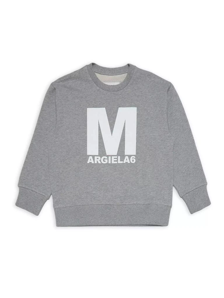 MM6 Maison Margiela Little Kid's & Kid's Logo Long-Sleeve Sweater 1