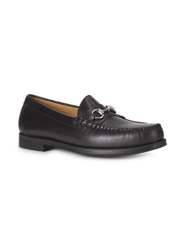 G.H. Bass Lincoln Moc Toe Leather Bit Loafers 2