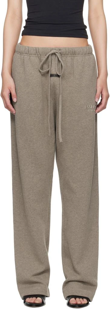 Essentials Brown Relaxed Sweatpants 1