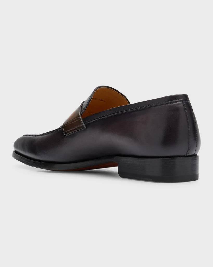 Magnanni Men's Mckinley Leather Penny Loafers 4