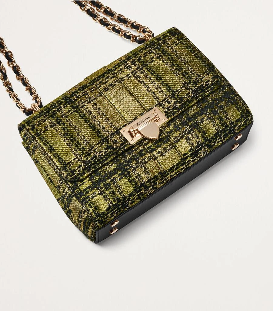 Aspinal of London Large Tweed Lottie Bag 5