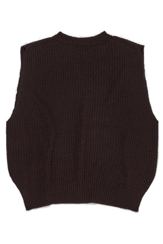 Homme Plissé Issey Miyake Homme Plissé Issey Miyake Crewneck Sleeveless Ribbed Jumper