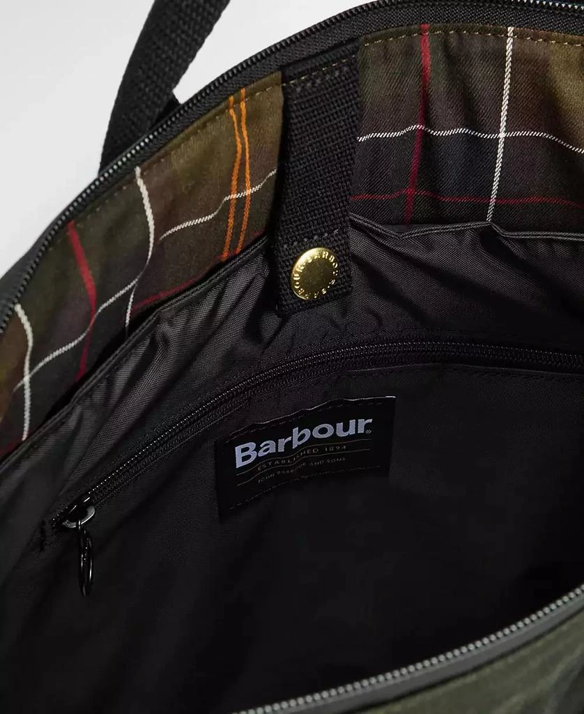Barbour Men's Field Wax Zipper Large Backpack 4