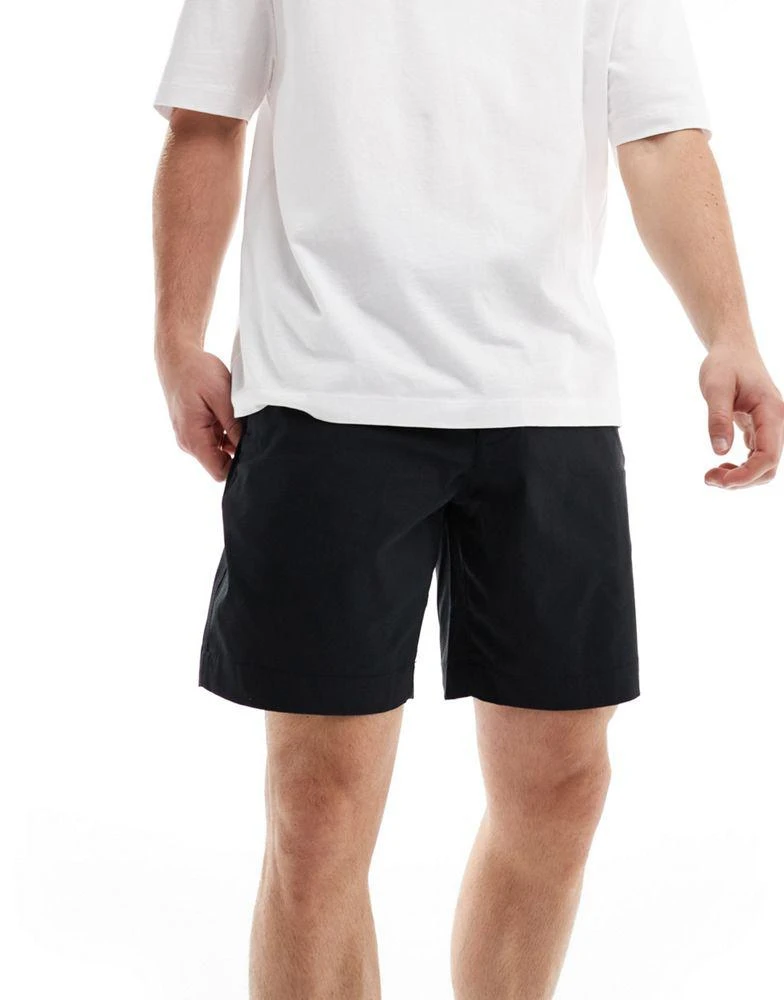 Abercrombie & Fitch Abercrombie & Fitch 7inch athletic fit performance chino short in black 2