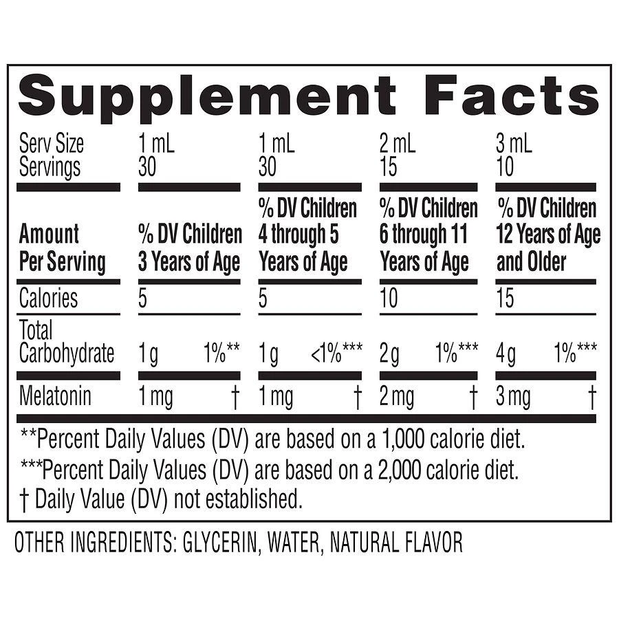 ZarBee's Naturals Children's Sleep Liquid with Melatonin Mixed Berry, Fragrance-Free 5