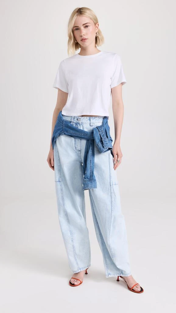 Tibi Program Cropped Baby Tee 4