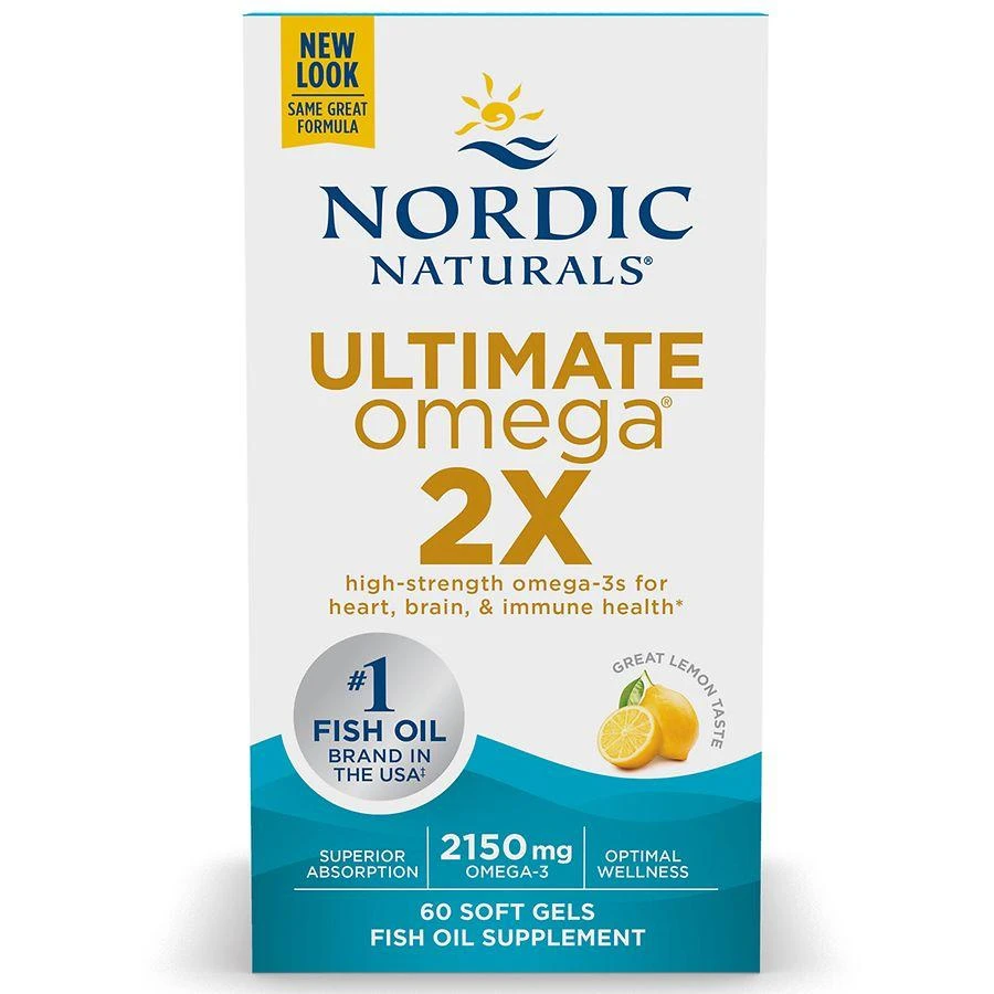 Nordic Naturals Ultimate Omega 2X Soft Gels Lemon 1