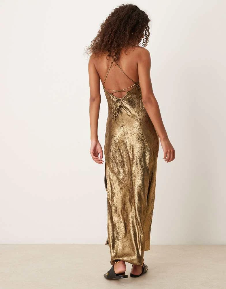Shop Miss Selfridge foil strappy maxi dress on Sale at BeyondStyle  Get  10% Off Miss Selfridge foil strappy maxi dress with Limited-Time Flash  Deals, Exclusive Discounts, and Special Offers. Enjoy Unbeatable