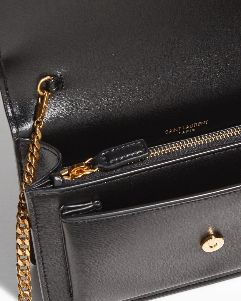 Yves Saint Laurent Sunset Medium YSL Top-Handle Crossbody Bag in Smooth Leather 3