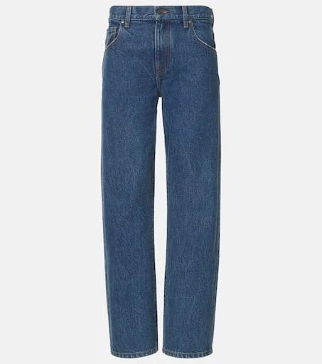 Khaite Kerrie mid-rise wide-leg jeans 1
