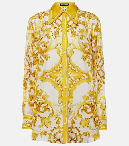 Dolce 
Gabbana Majolica silk twill shirt 1
