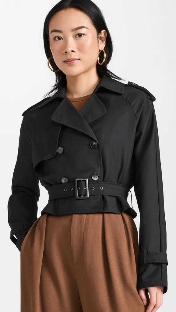 Lioness Cropped Trencherous Coat 1