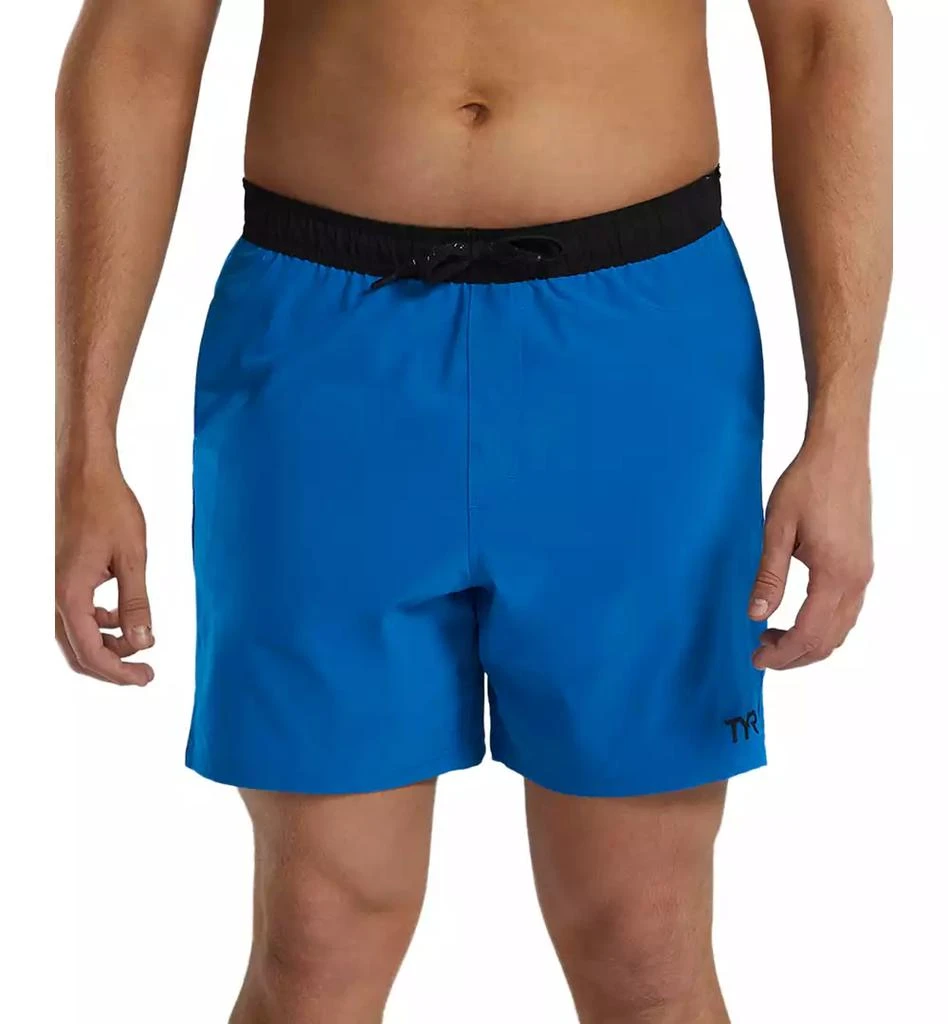 TYR Men's Skua Solid Performance 7" Volley Shorts 1