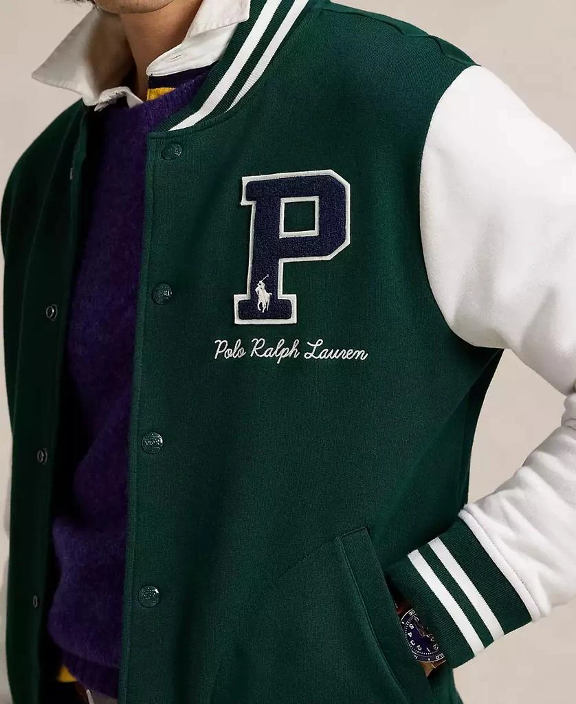 Ralph Lauren Men's Fleece Letterman Jacket 3