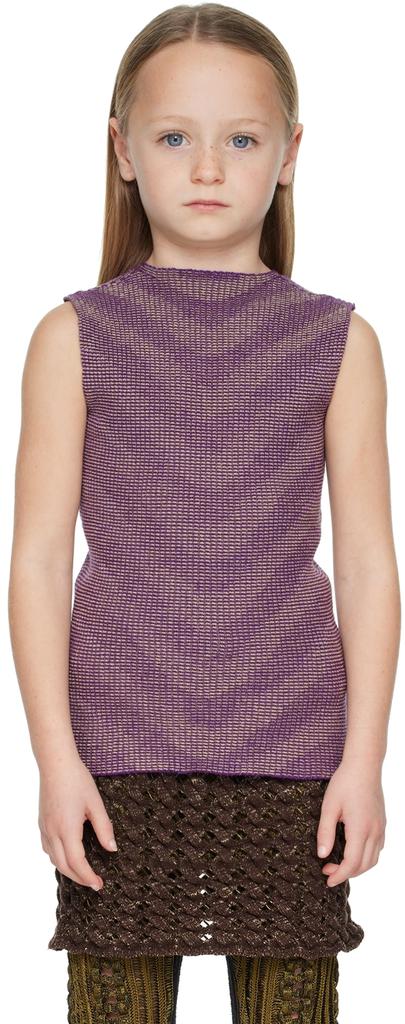 Isa Boulder SSENSE Exclusive Kids Purple Lenticular Tank Top