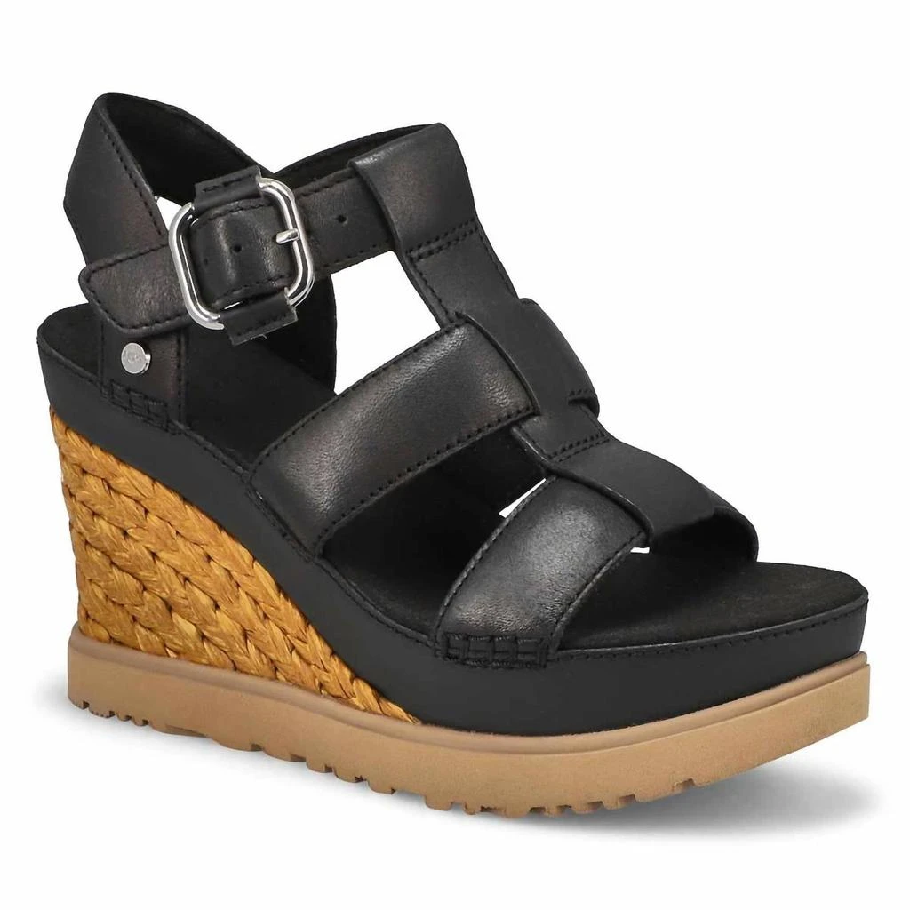 UGG Women's Abbot Strap Sandals In Black 1