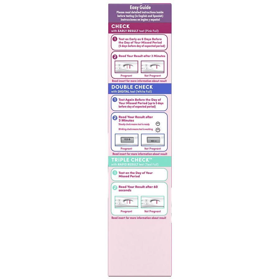 First Response Triple Check Pregnancy Test 4