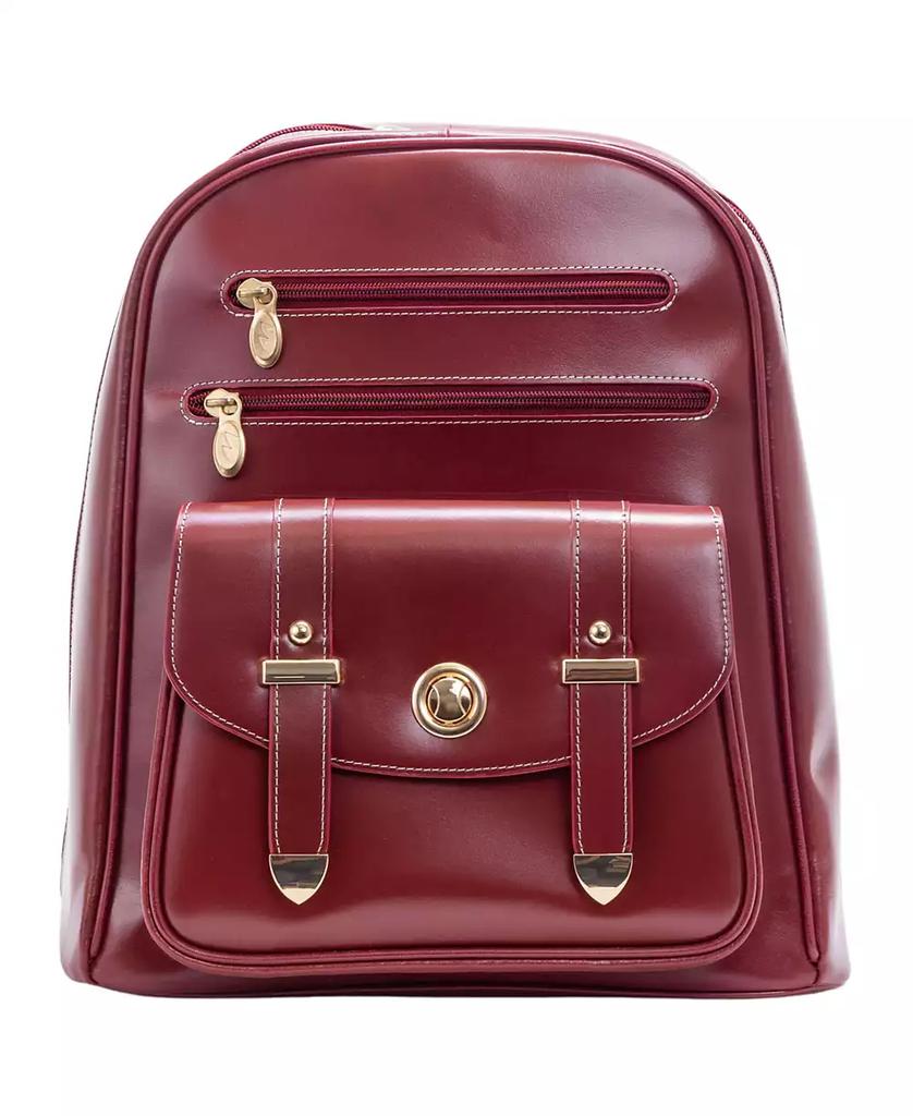 McKlein Robbins Leather Business Laptop Tablet Backpack