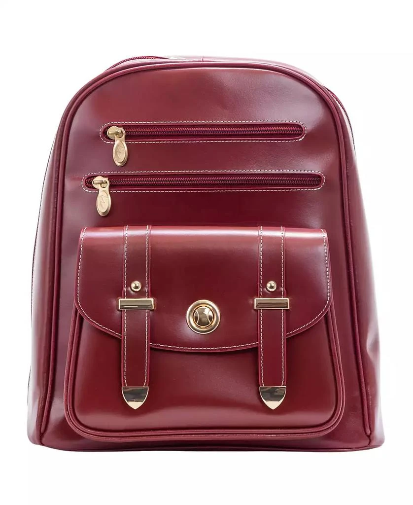 McKlein Robbins Leather Business Laptop Tablet Backpack 1