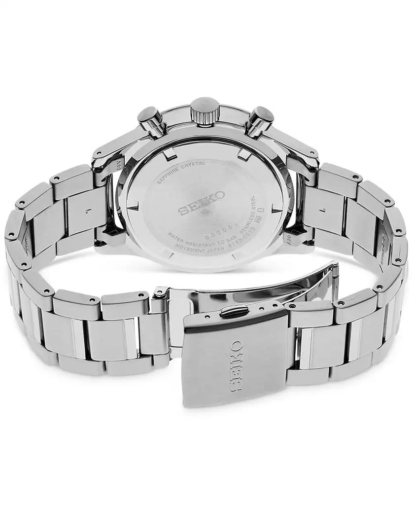 Seiko Men's Chronograph Essentials Stainless Steel Bracelet Watch 43mm 3