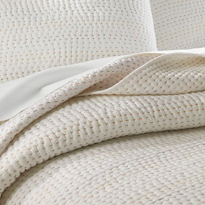 sky Multicolor Pickstitch Coverlet Set, King - Exclusive 3