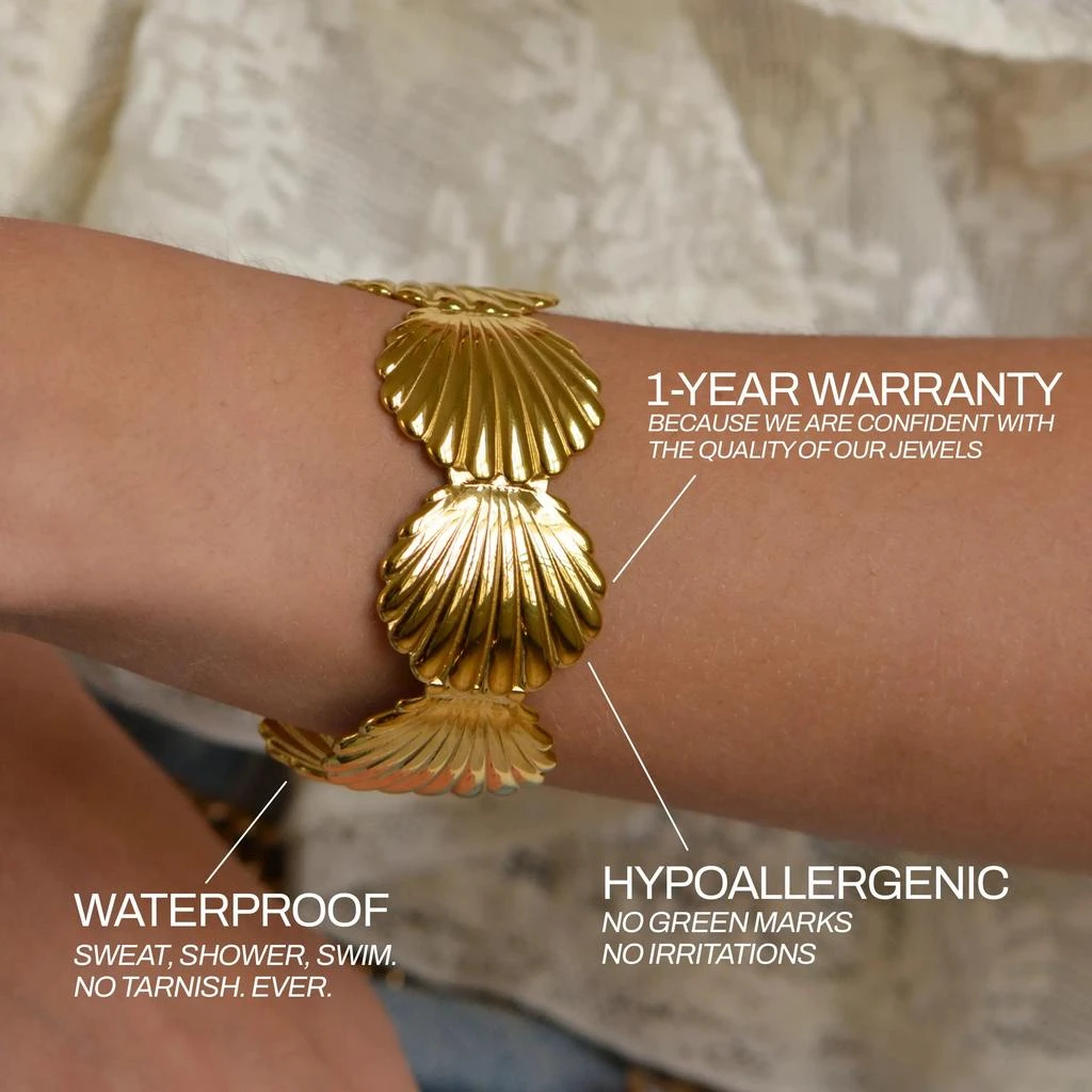 Too Romantic Jewelry Manchette Coquillages 3