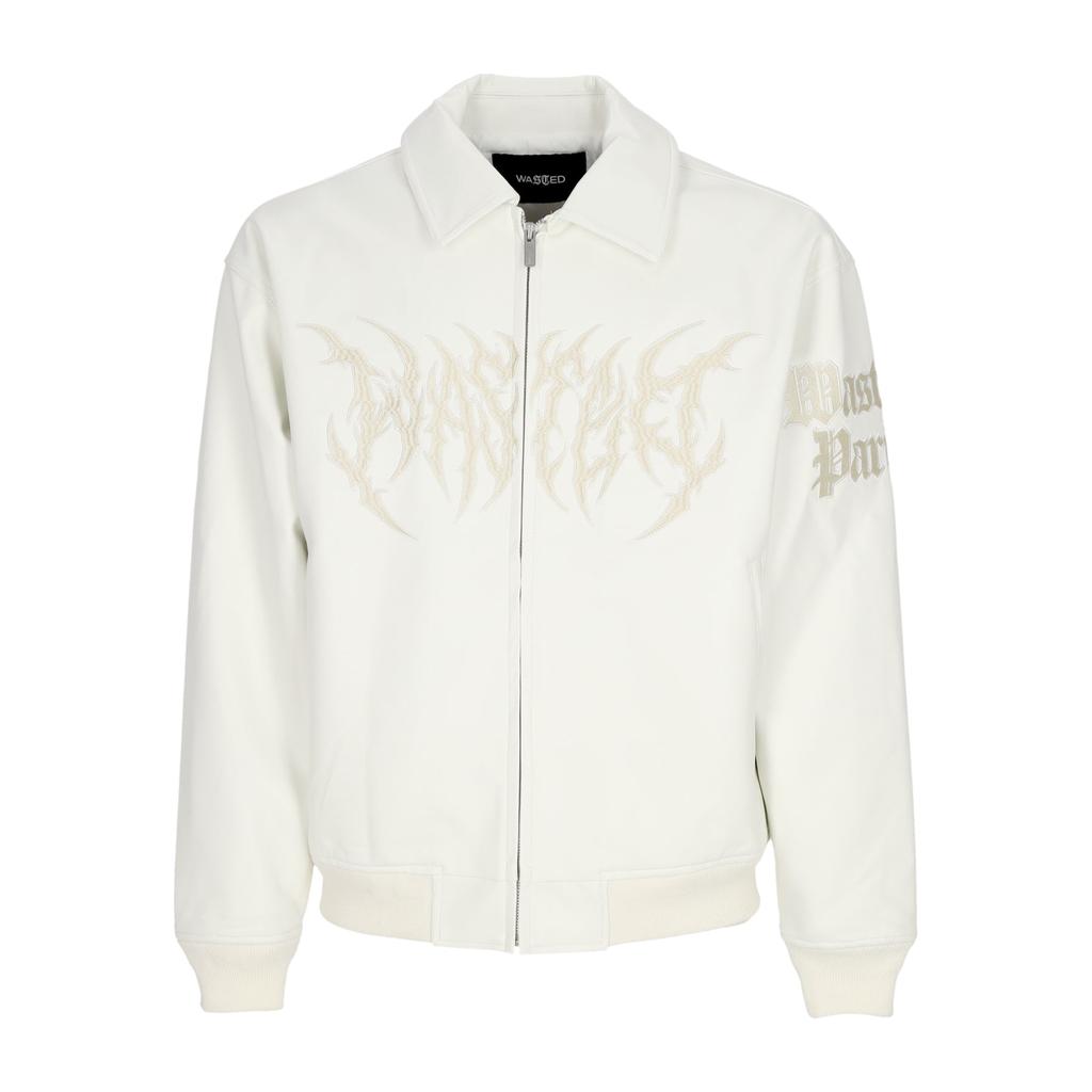 Wasted Paris Blitz Varsity Jacket Men's College Jacket White