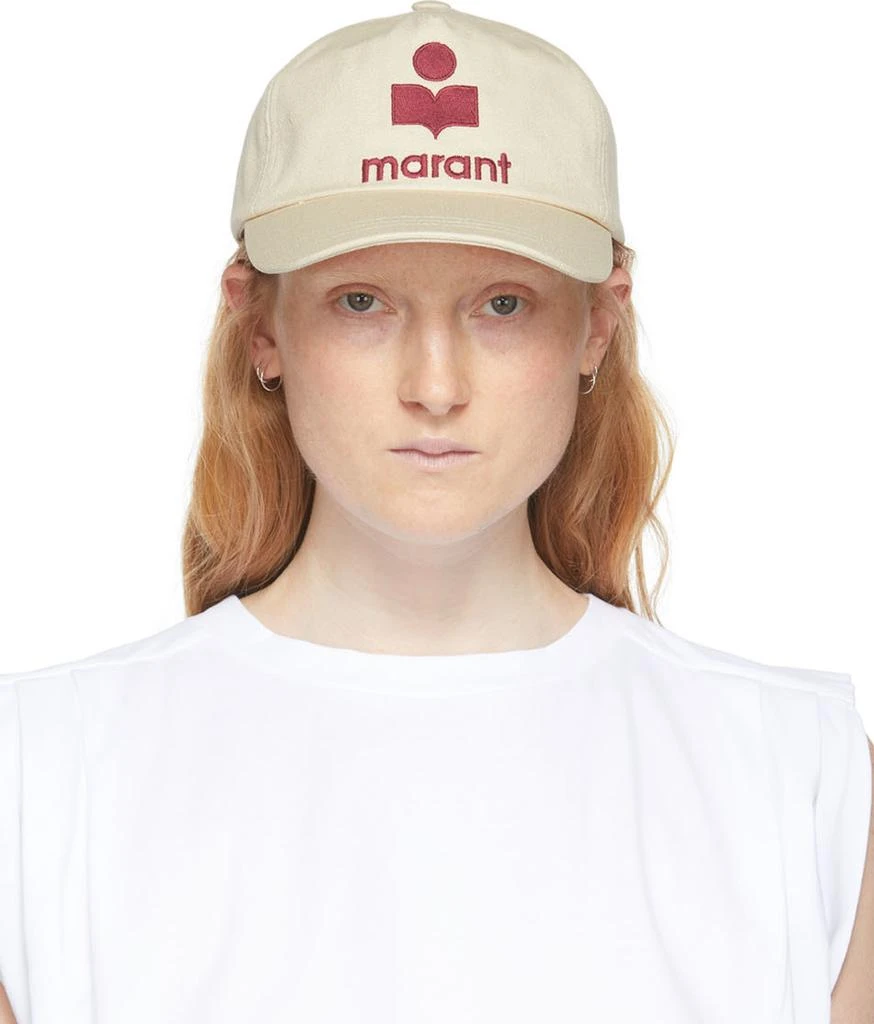 Isabel Marant Off-White Tyrony Cap - Hats - BeyondStyle