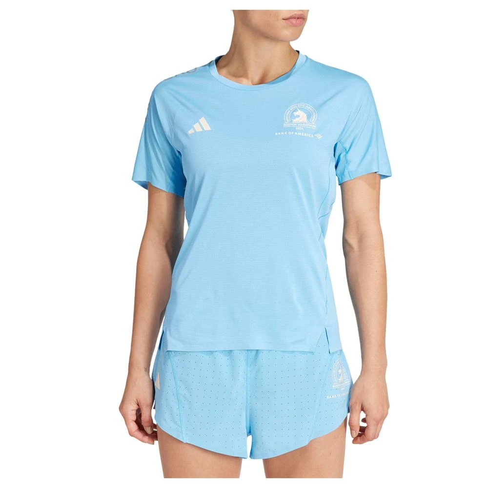 Adidas Boston Marathon 24 Crew Neck Short Sleeve Athletic T-Shirt 1