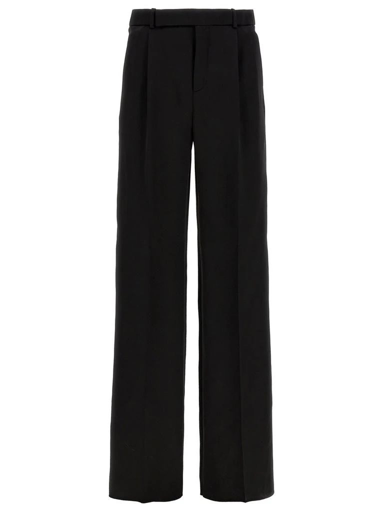 Saint Laurent Flared Pants Black 1