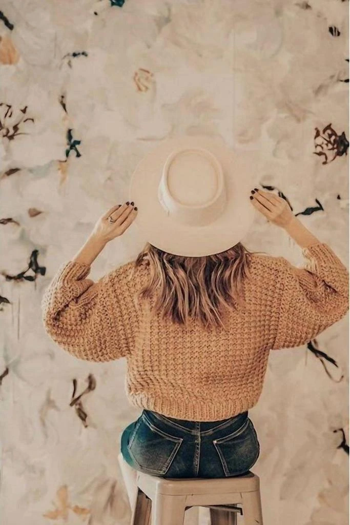 Olive & Pique Wool Felt Gambler Hat Olive and Pique | Wool Felt Gambler Hat – Paige Lynn & Co main image 3