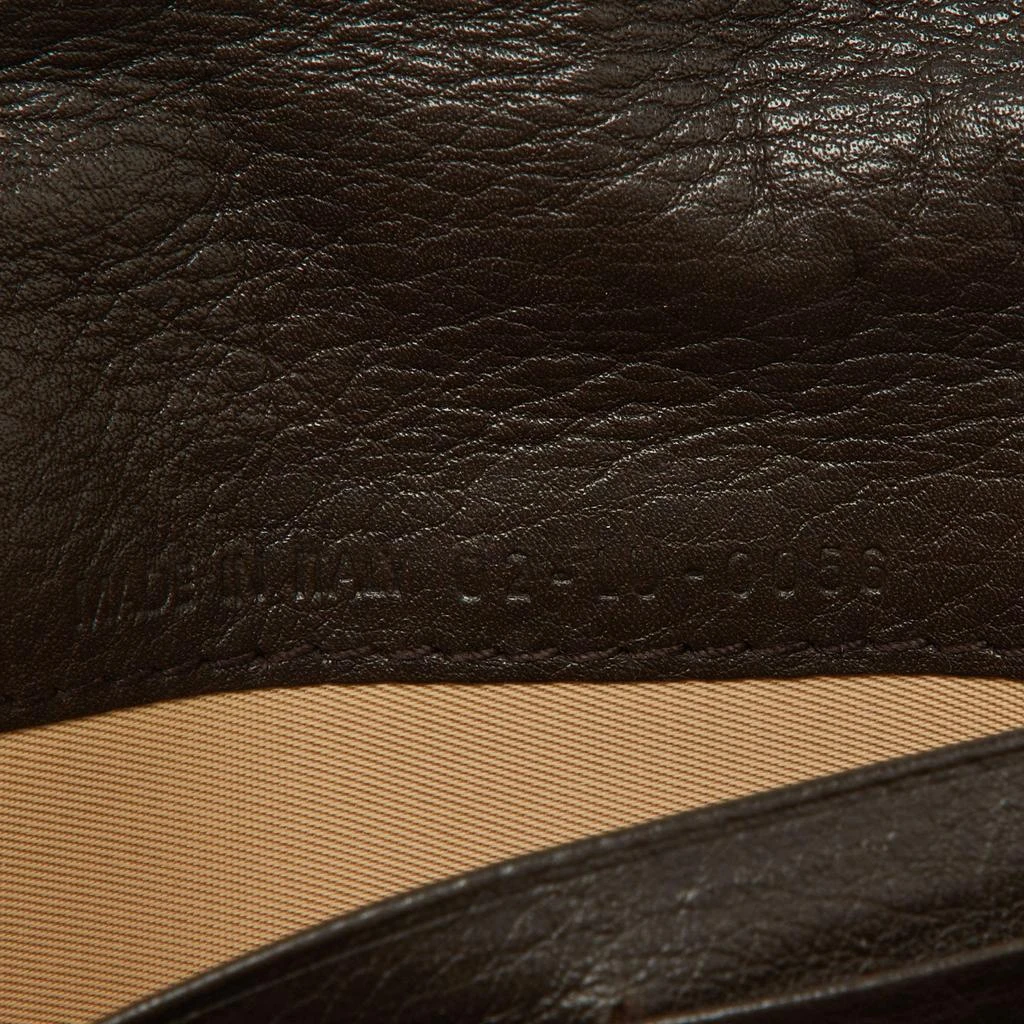 Dior Dior Beige/Brown Oblique Canvas and Leather Flap Continental Wallet 8