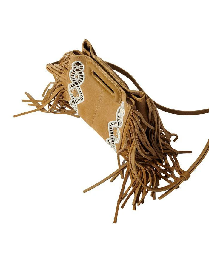 Maje M Mini Suede Fringed Bag 4