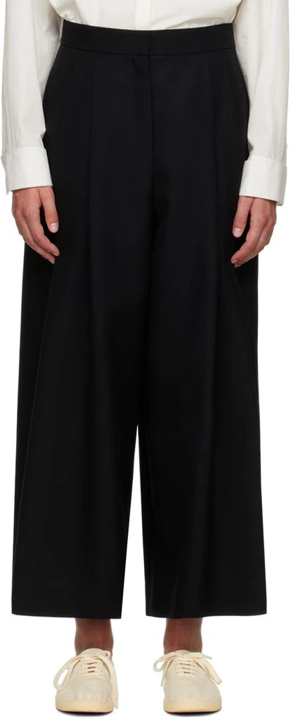 The Row Black Roysin Trousers 1