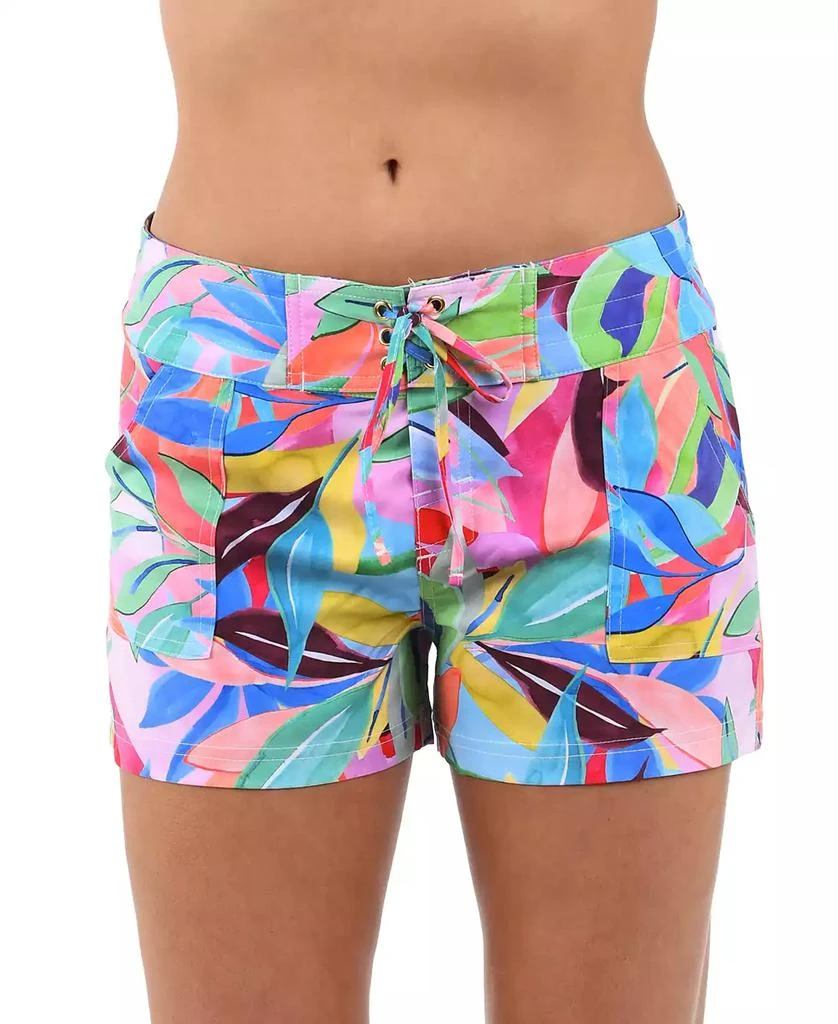 La Blanca Women's Tropiflage Board Shorts 1