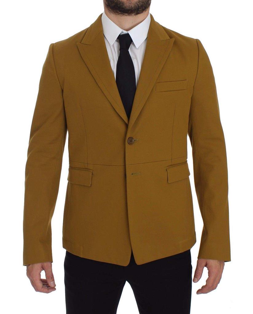 Dolce 
Gabbana Dolce 
Gabbana Yellow Cotton Stretch Blazer