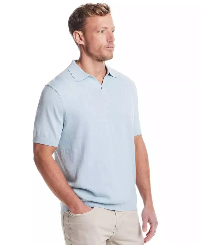 Weatherproof Vintage Men's Regular-Fit Open Collar Polo Sweater 3