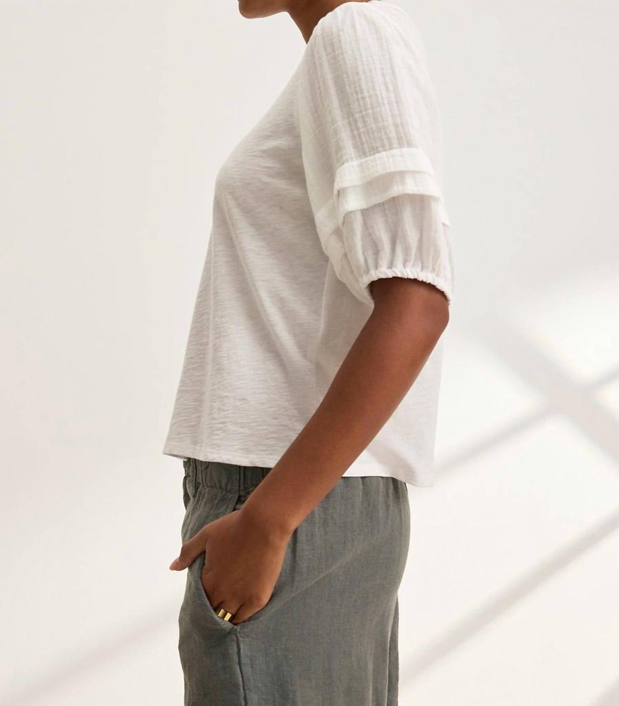 Velvet by Graham & Spencer Velvet By Graham & Spencer - Haden Crew Neckline Tee